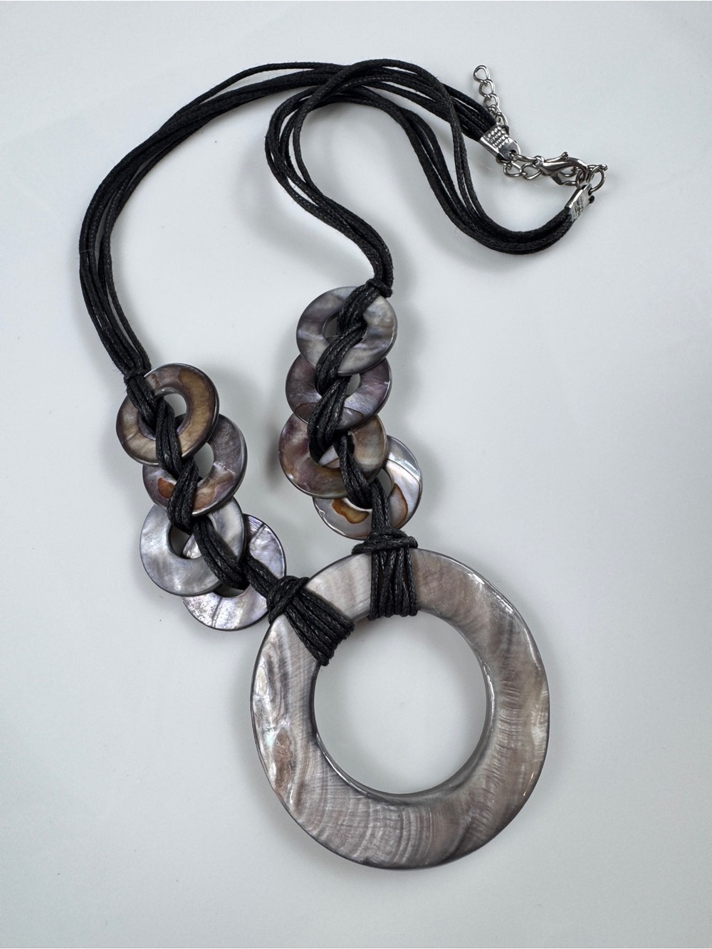 Vintage Avant Garde Mother Of Pearls Necklace